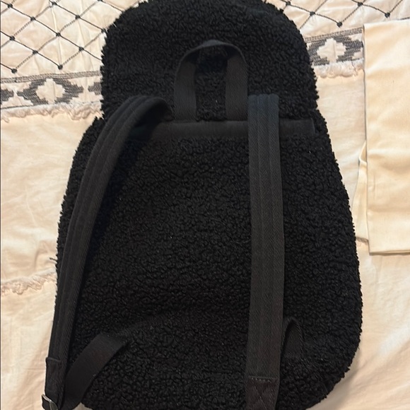 UGG Black Plush Backpack - Picture 3 of 3